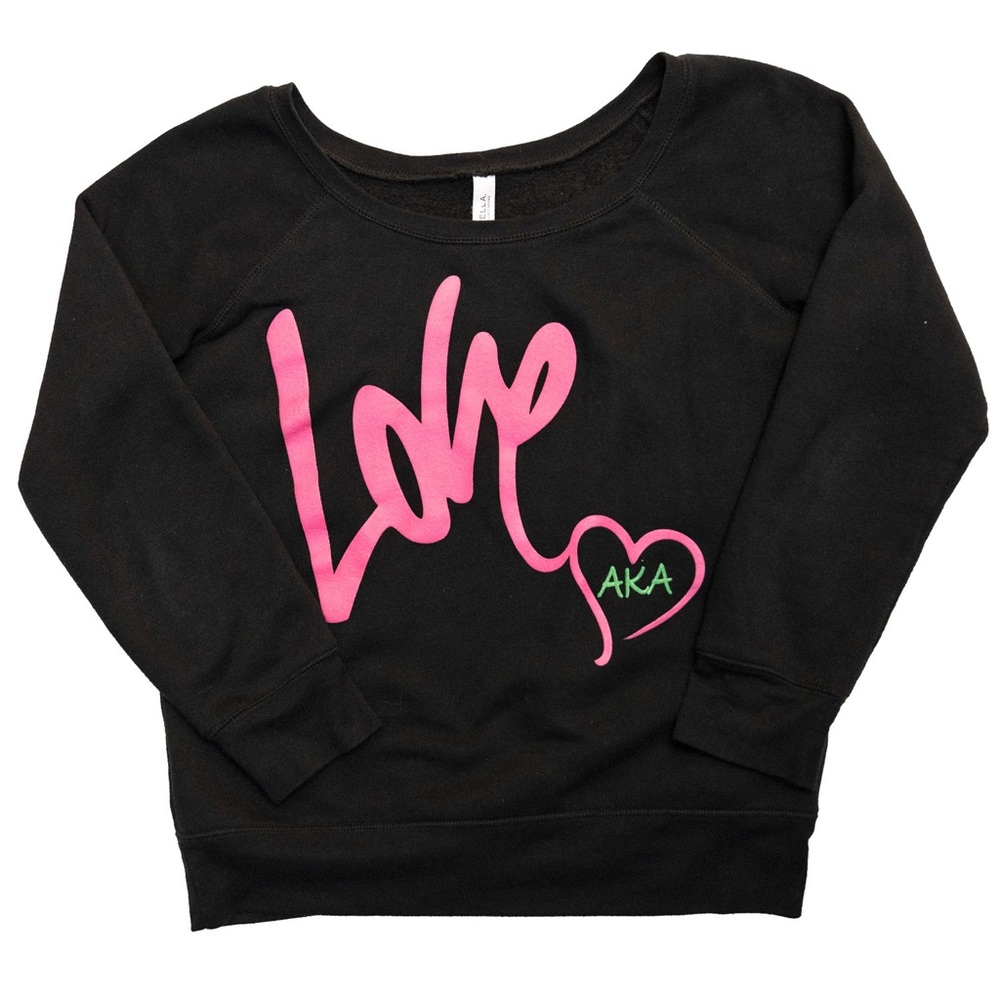 Off the shoulder AKA sweatshirt